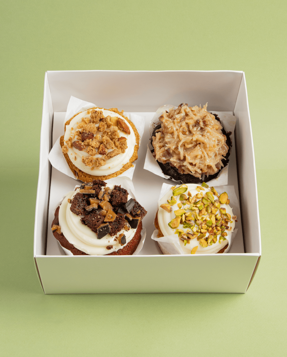 Caja Surtida de 4 Muffins - La Divinata, El mejor pastel de Monterrey ahora también en México