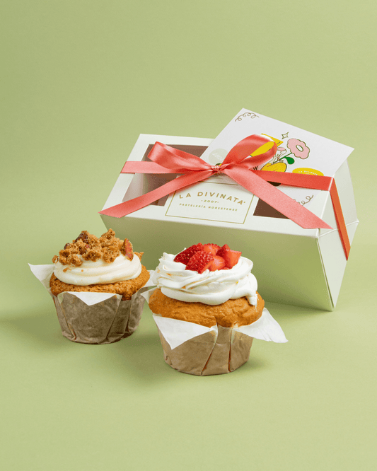Especial para Mamá - Caja 2 Muffins - La Divinata, El mejor pastel de Monterrey ahora también en México