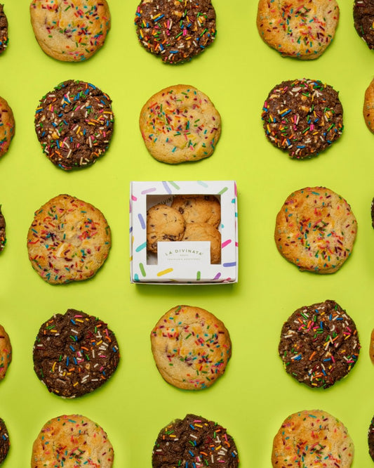 Caja de galletas de cumpleaños de La Divinata