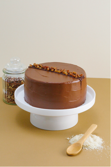 Pastel de Vainilla Chocolate Keto