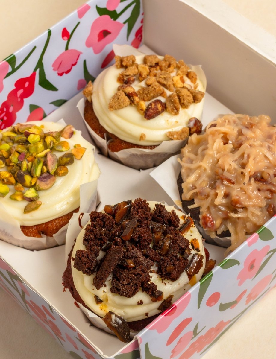 Caja 4 Muffins MOM25 - La Divinata, El mejor pastel de Monterrey ahora también en México