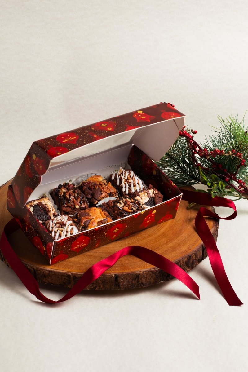 Caja de Brownies 8 Piezas NAV25 - La Divinata, El mejor pastel de Monterrey ahora también en México