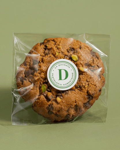 Galleta Chocochip Pistache - La Divinata, El mejor pastel de Monterrey ahora también en México