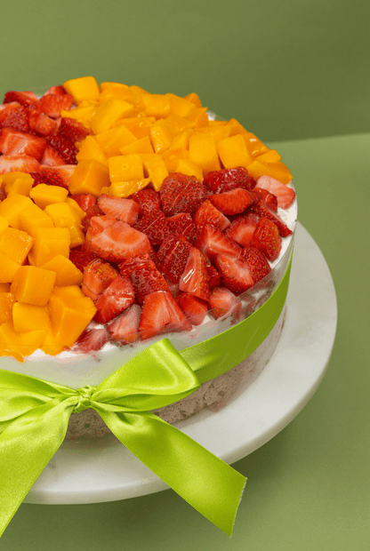 Mostachón de Mango con Fresas - La Divinata, El mejor pastel de Monterrey ahora también en México