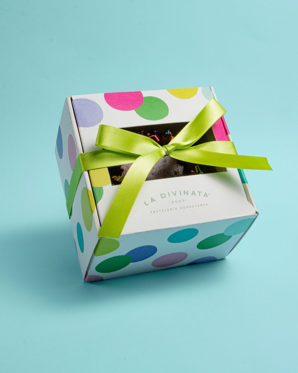 Pastel Happy Bday Chocolate Individual - La Divinata, El mejor pastel de Monterrey ahora también en México