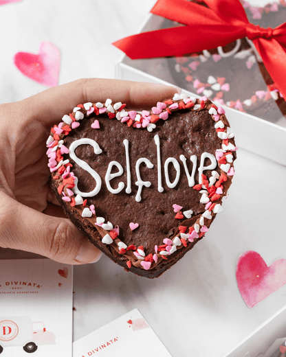 Brownie Individual San Valentin SV22 - La Divinata, El mejor pastel de Monterrey ahora también en México