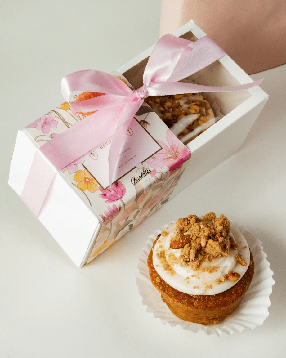 Caja con 2 Muffin MOM23 - La Divinata, El mejor pastel de Monterrey ahora también en México