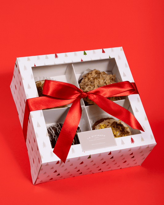Caja de 4 Muffins Surtido Nav22 - La Divinata, El mejor pastel de Monterrey ahora también en México