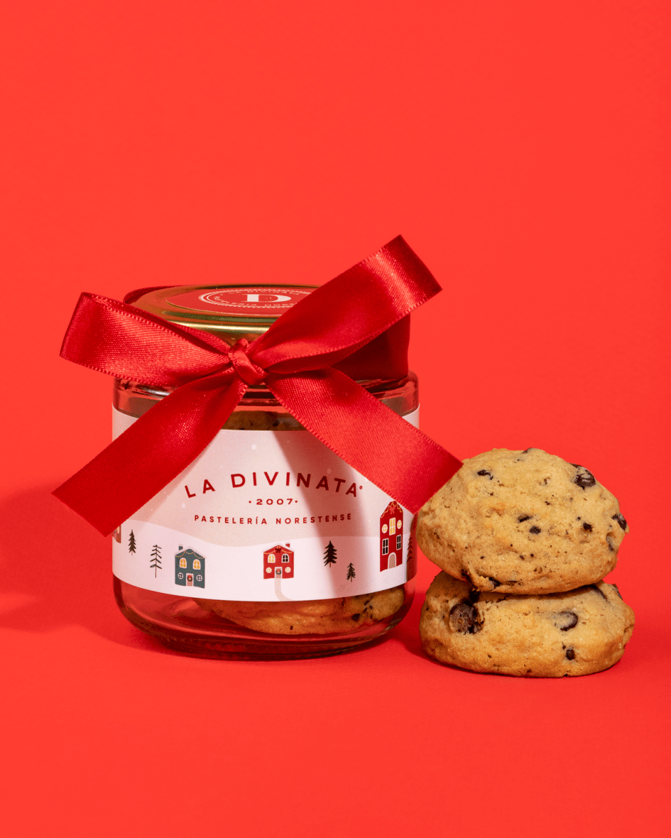 Jar con Galletas Chocochip Nav22 - La Divinata, El mejor pastel de Monterrey ahora también en México