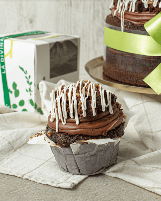 Muffin Chocobrownie - La Divinata, El mejor pastel de Monterrey ahora también en México