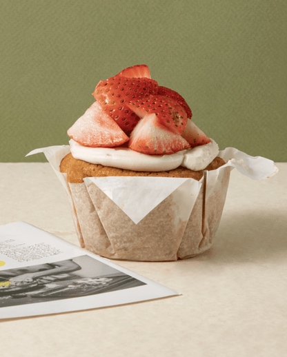 Muffin Fresas con Crema Keto - La Divinata, El mejor pastel de Monterrey ahora también en México