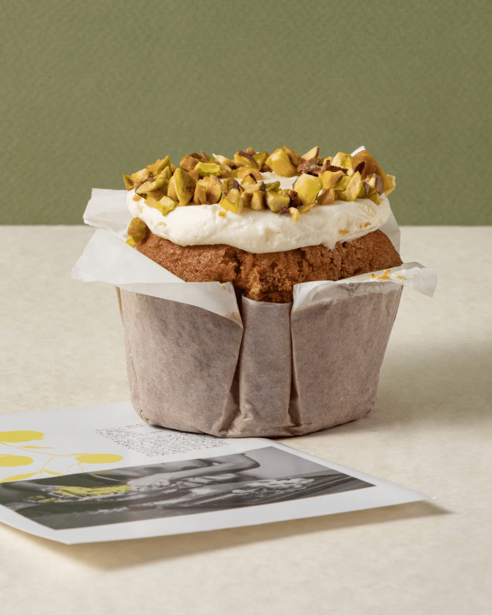 Muffin Pistache sin Azúcar - La Divinata, El mejor pastel de Monterrey ahora también en México
