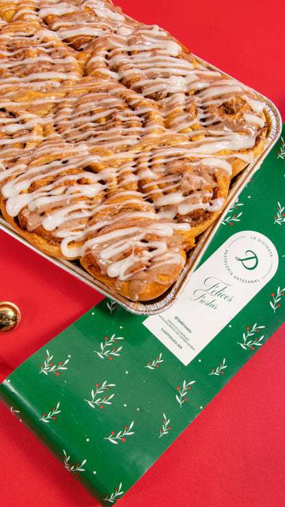 Roles de canela con 12 piezas Nav22 - La Divinata, El mejor pastel de Monterrey ahora también en México